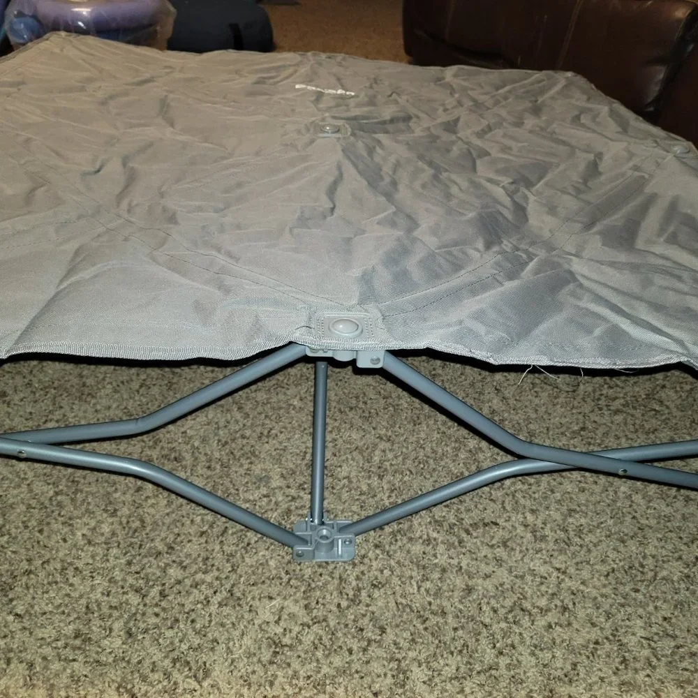 CARLSON portable pup pet bed extra wide Gray New